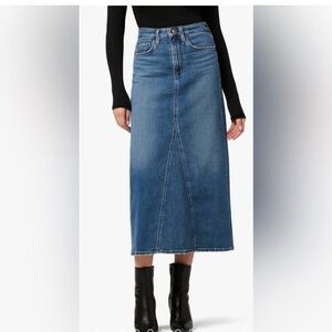 Joe's Jeans Blue Maxi Skirt The Tulie